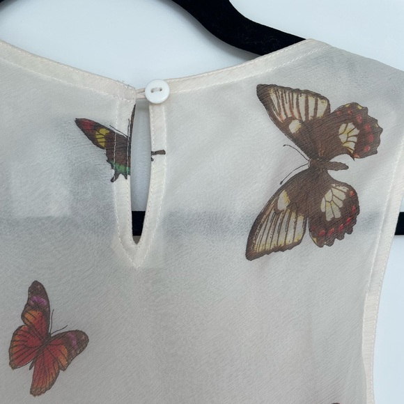 Vintage Silk Bloomingdale’s Butterfly Dress - Picture 9 of 11